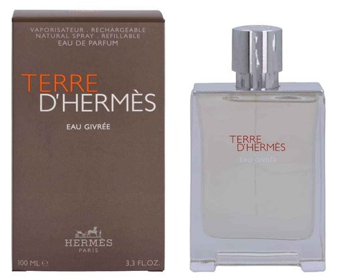 Hermes Terre d'Hermes Eau Givree for Men Eau de Parfum Spray, 3.4 Ounce (Refillable)