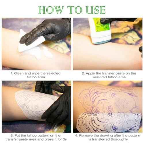 Tattoo Transfer Cream Gel, Safe and Long-Lasting Tattoo Balm for Body Art Makeup Professional Tattoo Transfer Soap Stencil Tattoo Supplies Accessories for Tattoo Artist