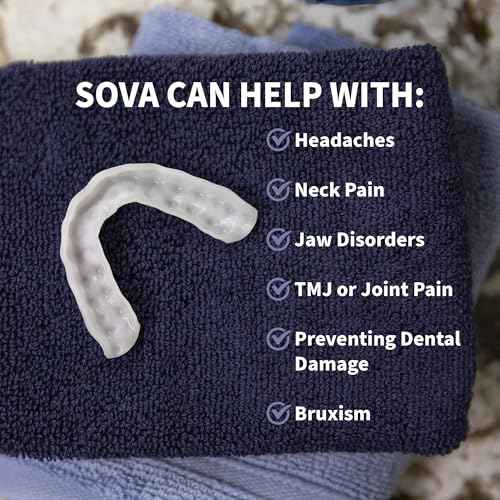 SOVA 3D Night Guard - 2.0mm Thin - Custom-Molded Fit - Protects Against Nighttime Teeth Grinding & Clenching - FSA/HSA Eligible - Odor & Taste Free - Remoldable Up to 20 Times - Non Toxic