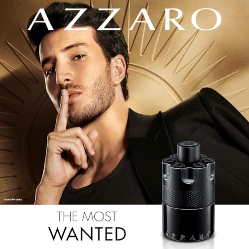Azzaro The Most Wanted Eau de Parfum Intense - Woody & Seductive Mens Cologne - Foug?re, Ambery & Spicy Fragrance for Date Night - Lasting Wear - Luxury Perfumes for Men