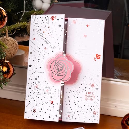 Bueart Design Christmas Gift 26Pcs Pro Makeup Brushes Set with Ultra Soft Dense Hair,Premium Quality Professional Make up Brushes For Foundation,Contour,Blush,Powder Makeup