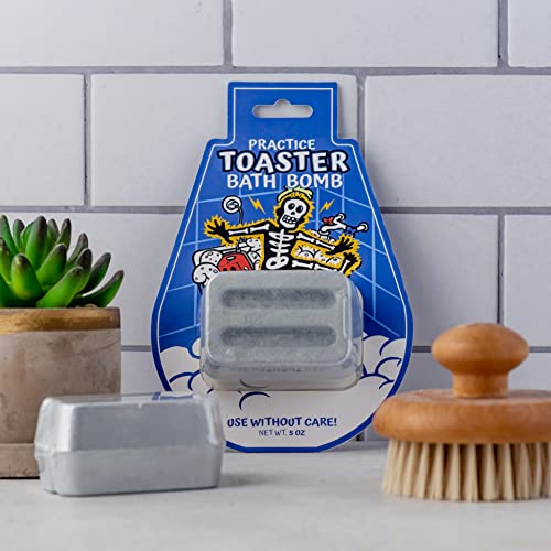 Toaster Bath Bomb ? Funny Gag Gift for Adults, Hilarious Office Prank, White Elephant, Secret Santa, Stocking Stuffer for Men, Women, Teens, and Coworkers
