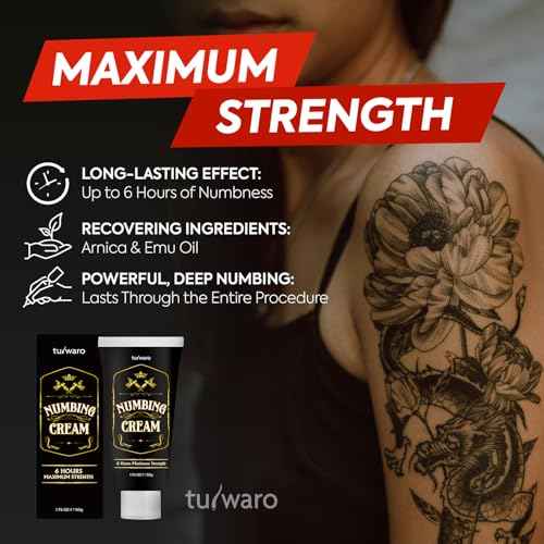 Numbing Cream Maximum Strength: Numbing Cream Extra Strength with Emu Oil and Arnica 50ml