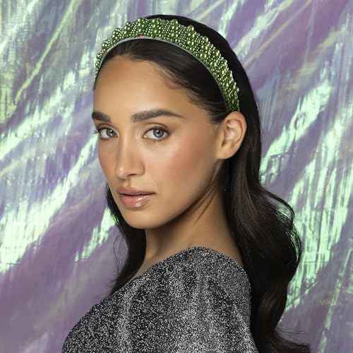 Wicked 2 Pearl Elphaba Poppy Green Headband - hair accessories for women and girls - gifts for her -Scunci by Conair