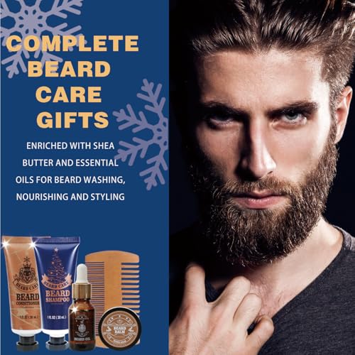 Advent Calendar 2025 for Adults, BODY & EARTH 24-Day Mens Advent Skincare Calendar 24PCS Beard Care Grooming Set, 2025 Beauty Countdown Calendar Christams Holiday Suprise Gift for Dads Boyfriend