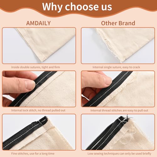 50Pcs Canvas Makeup Bags Bulk, 7.87 x 5.7 Inch Cotton Sublimation Blank DIY Heat Transfer Cosmetic Bag w/Colorful Zipper for Bridesmaid Makeup Bag Travel Toiletry Pouch Storage, Ivory, Halloween Craft