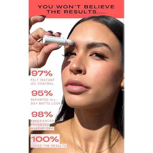 MADLUVV Prime Me Brow Primer ? Conditions brows, controls oil & grips makeup for smudge-proof wear. Matte eyebrow primer for older women & all ages. Use with Madluvv Brow Stamp & makeup routine.