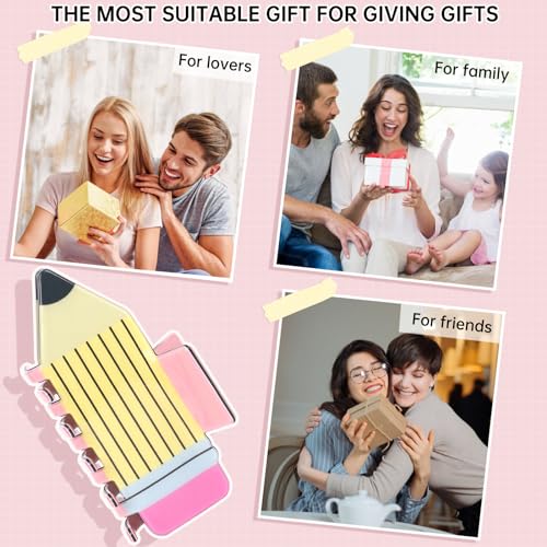 3Pcs Pencil Hair Claw Clips Funny Teacher Hair Clips Cute Back To School Accessories for Teachers Appreaction Present (Yellow)