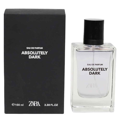 Zara Absolutely Dark Cologne for Men EDP Eau De Parfum A Sophisticated and Captivating Fragrance 100 ML (3.4 FL. OZ)