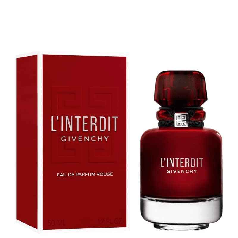 Givenchy L'interdit Rouge Eau De Parfum Spray for Women, 1.7 Ounce