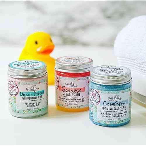 Bella & Bear Goddess Sugar Scrub - Travel Size - Vegan 3.4oz (Travel Size)