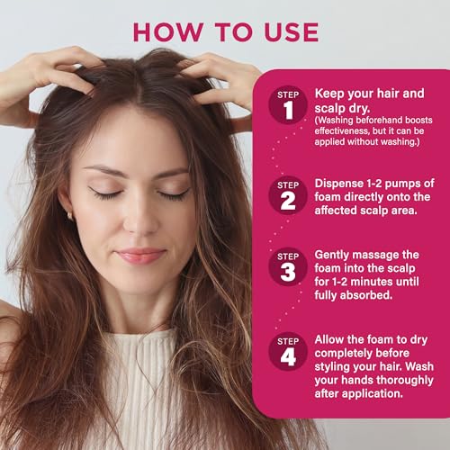 5% Minoxidil Foam for Women Hair Growth: Extra Strength Hair Regrowth Treatment ? Revitalize Hair Follicles & Regrow Thicker, Fuller Hair ? Hair Loss Solution - 2x60ML