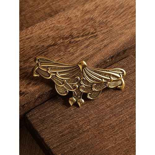 HAQUIL Vintage Art Nouveau Hairpin, Leaf Hair Clip, French Hairclip, Hair Barrette, Celtic Knot Protection, Hair Accessories, Jewelry Gift for Women