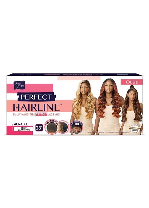 Outre Synthetic Perfect Hairline HD Lace Front Wig - AURABEL (Color:DRF4/VANILLA CARAMEL)