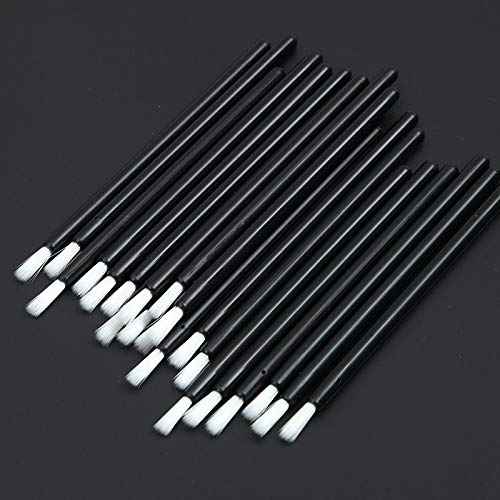 PYO Cookie Paint Brush Disposable Lip Brushes Mini Paint Brush Cookies Disposable Nail Polish Brush Paint Your Own Cookie Food Safe Paint Brushes Mini Paint Brushes Cookies (25, Black)