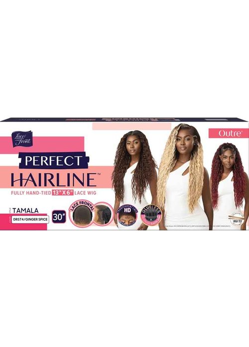 Outre Lace Front Wig - Perfect Hair Line 13X6 - Tamala (OFF BLACK 1B)