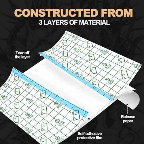 Tattoo Aftercare Bandage Roll, with Sliding Cut 6 Inch x 2.2 Yards, Second Skin Tattoo Cover Protection Transparent Film Dressing Waterproof Breathable Stretch Tattoos Supplies