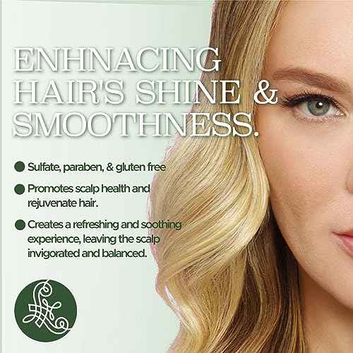 Luseta Rosemary Mint Strengthening Shampoo and Conditioner Provide Nourishment & Smoothness for Thin Hair,Reduce Frizz and Add Shine for All Hair Types 16.9oz¡¿2