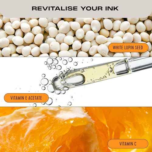 Stories & Ink Tattoo Care | HIGHLIGHTING BODY OIL for healed skin - Refreshes Faded Tattoos for Instant Tattoo Glow, 100 mL / 3.4 Fl Oz