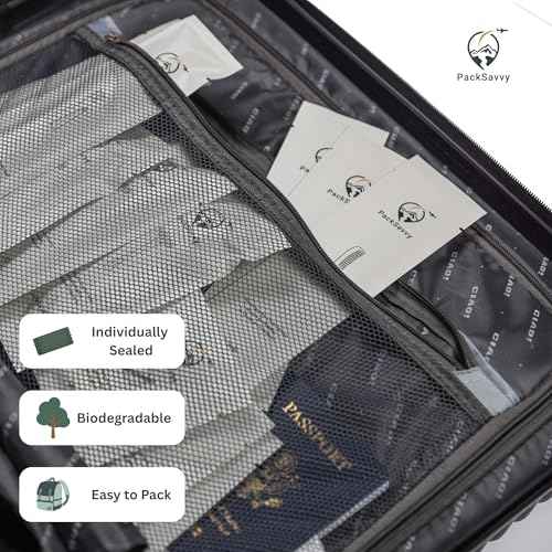 PackSavvy Travel Size Toiletries | 12 Piece Box | Sets of 3 | Disposable Toothbrush, Razor, Comb and Cotton Swabs Set | Travel Essentials | Air bnb Essentials