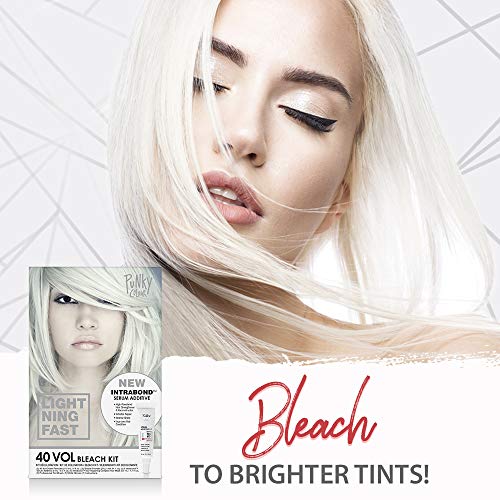 Punky Intrabond¢â 40 Vol Bleach Kit, Fast Bleaching Action for Brighter Hair