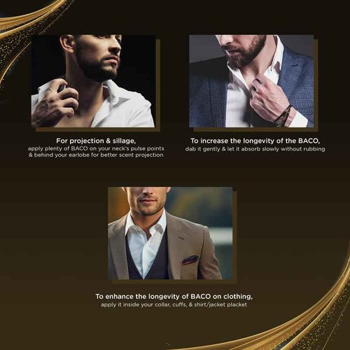 RAYAN Baco Tobacco & Leather Perfume for Men – Arabian Eau De Parfum, 100mL (3.34 Fl oz) Perfumes Arabes Para Hombres, Bold Men’s Perfume with Vetiver, Patchouli, Saffron & Spices – Ideal Gift for Him