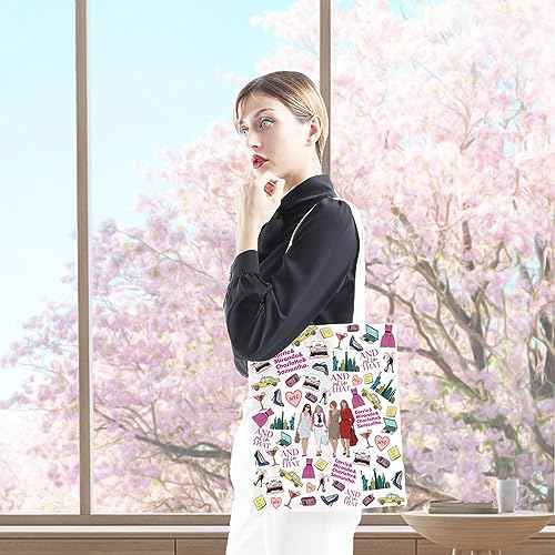 GJTIM Romantic Comedies TV Series Fans Gift Carrie Miranda Charlotte & Samantha Zipper Travel Pouch For Movie Lovers