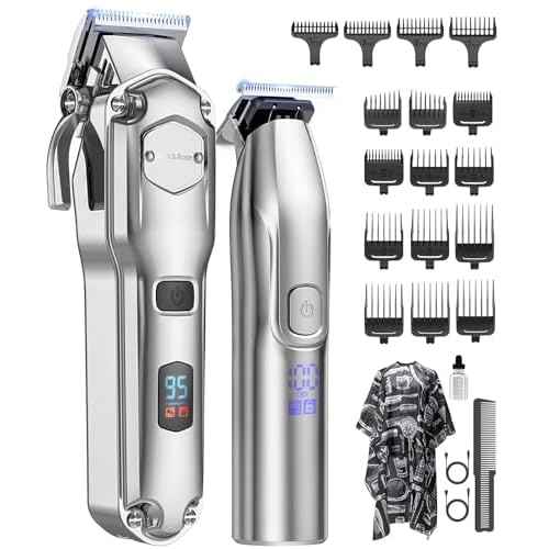 Jack & Rose Clippers and Trimmers Set, Cordless Hair Clippers for Men, Barber Clippers Set