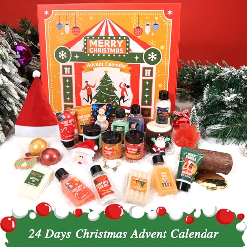 Advent Calendar 2025 Christmas Gifts for Women 24-Piece Beauty Advent Calendar BFFLOVE 24 Days Skincare Countdown Stocking Stuffers for Women Holiday Gift Set