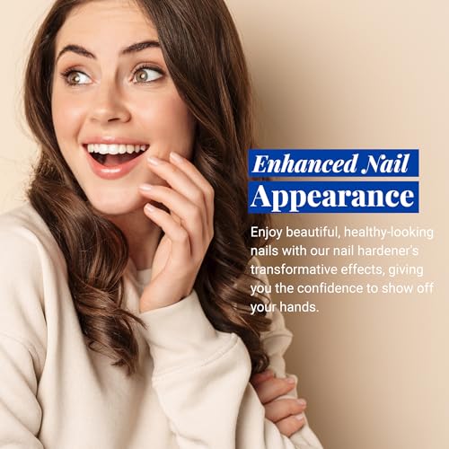 Steel Nails: Nail Strengthener & Clear Nail Polish for Damaged Nails, Hardener & Growth, Nail Repair, Keratin Treatment, Nail Growth Treatment ? Hard as Nails with Extra Strength.