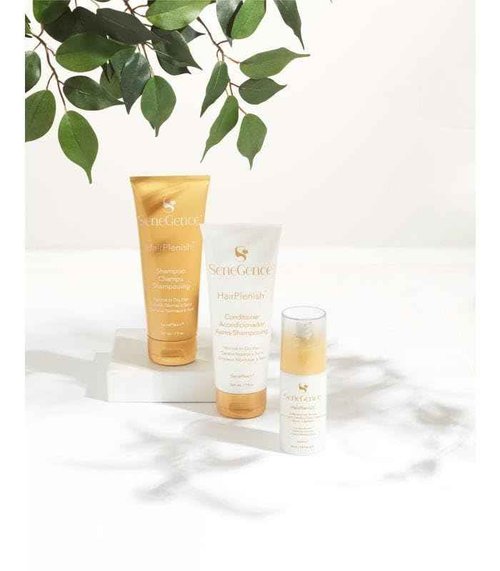 SeneGence HairPlenish Conditioner for Normal to Dry Hair, 7 Fl Oz, Nourishing Formula Reduces Frizz and Tangles, Free from Sulfates, Parabens, & Silicones