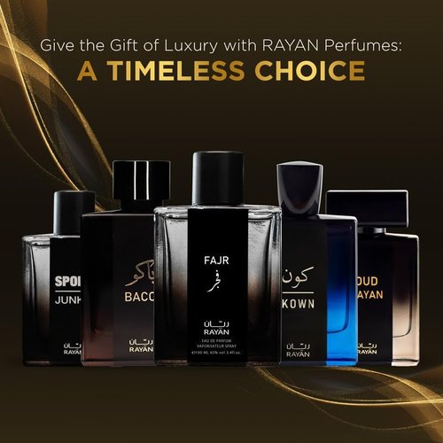 RAYAN Fajr Perfume for Men - Long Lasting Arabian Eau De Parfum, 100mL (3.34 Fl oz) Scent with Osmanthus, Grapefruit, Rosemary, Saffron, Amber Warmth on a Bed of Musk - Ideal Gift for Father's Day