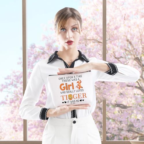 GJTIM Tiger Cartoon Character Gift There Was Who Really Loved Tiger Bag for Fans (Loved Tiger CB)