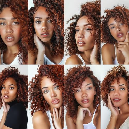 Bundles Human Hair 26 28 30 Inch Reddish Brown Deep Wave Bundles Color 33 Human Hair Deep Wave Unprocessed Quick Weave Soft Sewn In Hair Extensions for Black Women