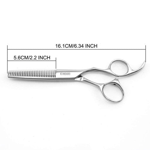 5.5 INCH Hair Cutting Scissors Barber Hair Scissors Hair Shears and 5.5 INCH Hair Thinning Shears 440C Kinsaro
