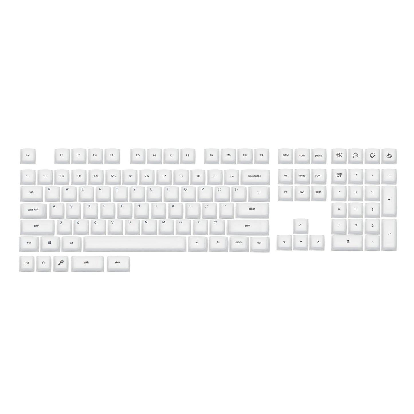 EPOMAKER TH108 Full Size Mechanical Keyboard+AegisSil Keycap Set
