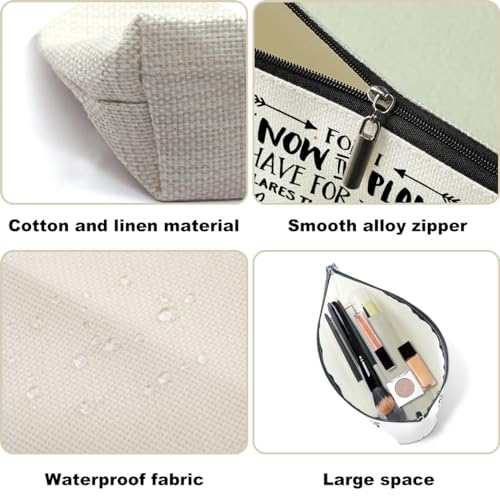 Inspirational Graduation Gifts Cosmetic Bag Makeup Bag Class of 2024 Christian Phd Graduation Gifts Bible Verse Congratulations Gift University College Masters Degree Graduation Gifts for Women Nurse