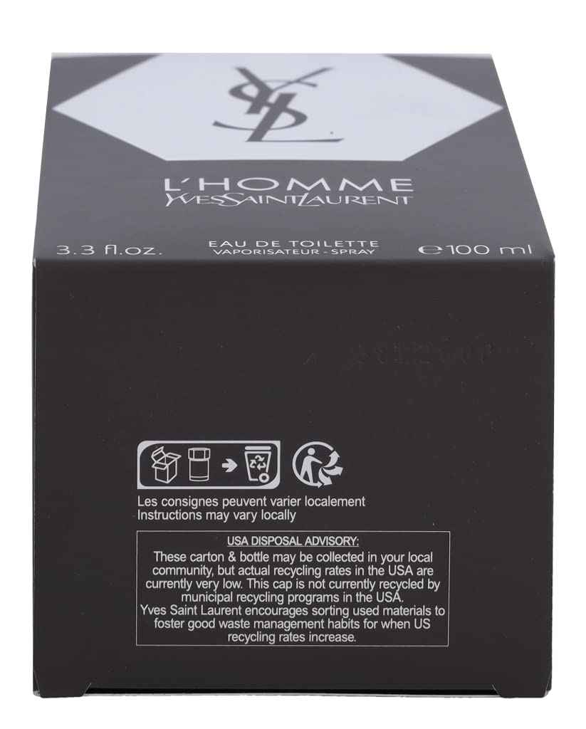 L'homme Eau De Toilette Spray For Men By Yves Saint Laurent - 3.3 oz