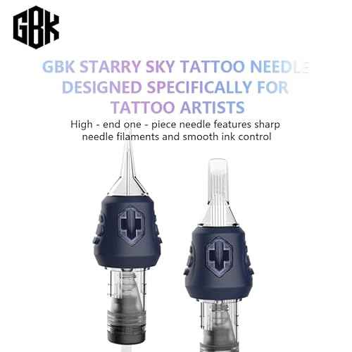 Tattoo Cartridge Needles,20PCS Disposable Tattoo Needle Cartridge Round Liner with Safety Membrane for Tattoo Gun Tattoo Supplies (20pcs 1207RL)