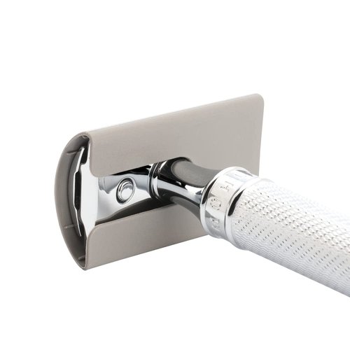 MÜHLE Grande R89 Double Edge Safety Razor (Closed Comb) & MUHLE Plastic Head Cover for Safety Razors