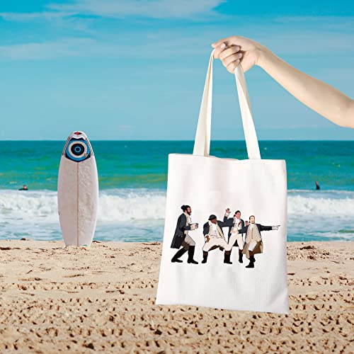 GJTIM Musical Gift Musical Theatre Makeup Bag Theatre Accessory Zipper Pouch for Musical Fans (HamMusical Tote)