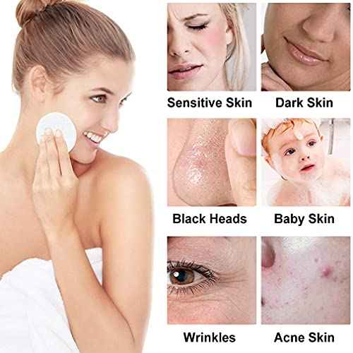 METUUTER 50 PCS Compressed Facial Sponges for Estheticians- 100% Natural Cellulose Face Sponge Professional Cosmetic Spa Sponges for Face Cleansing, Massage, Pore Exfoliating, Mask, Makeup Removal