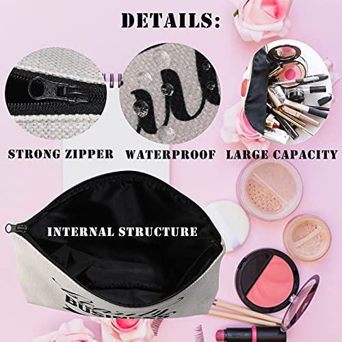 BDPWSS Dog & Horse Lover Gifts: Makeup Bags for Women & Girls - Paw Print Horseshoe Gift for Dog Mom & Cowgirl Equestrian