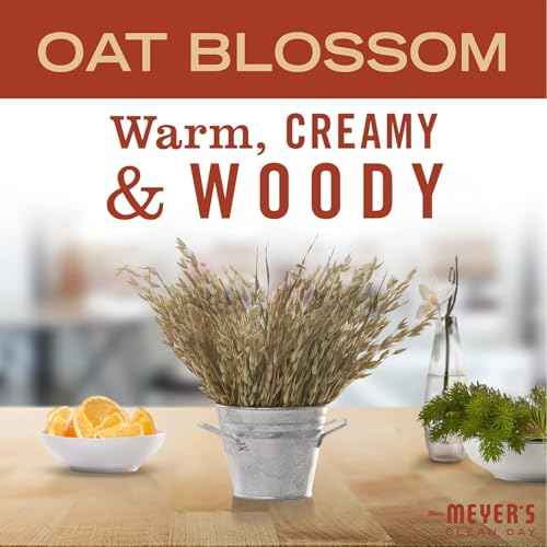 MRS. MEYER'S CLEAN DAY Hand Lotion for Dry Hands, Non-Greasy Moisturizer Made with Essential Oils, Oat Blossom, 12 oz Bottles, Pack of 3