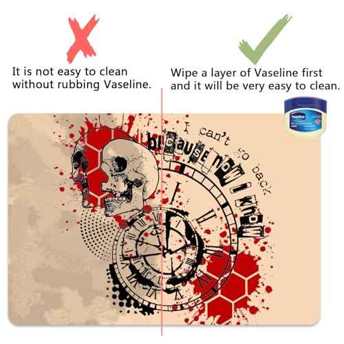 CINRA Double Sides 15 Sheets 7.4x5.6" Blank Tattoo Practice Skin, Soft Silicone Pads for Tattoo Supplies