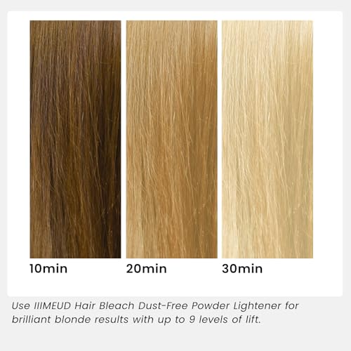 Hair Bleach, Professional Grade Bleach for Hair, Mild Bleach Powder Quickly Remove Hair Color for Hair Highlights & Lightening-A (45g /1.5 oz)