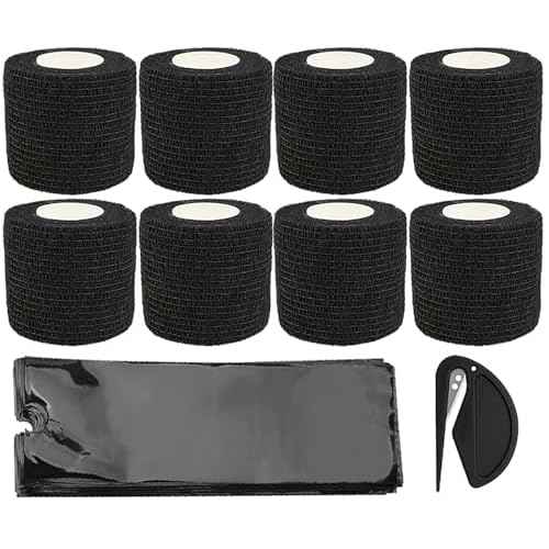 Tattoo Machine Covers & Wrap Grip, 200pcs Tattoo Pen Covers & 8Pcs Tattoo Wraps for Machines & Cutter, Tattoo Machine Bags Supplies Kit, Comprehensive Protection for Tattoo Gear, (Black)