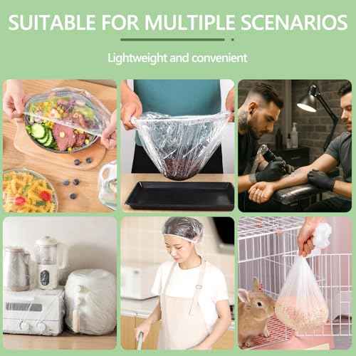 50 Pcs Disposable Tattoo Tray Covers,Salon Tray Cover,Transparent Contraction Tattoo Arm Rest Clean Plastic Pad Covers,Salon Table Station Machine Equipment Cover Wrap,Suitable for 18 x 13 Inch Trays