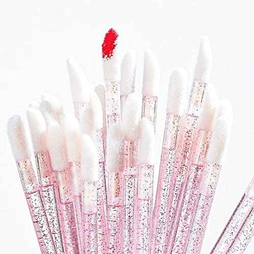 600 Pieces Crystal Lip Brush Disposable Lip Gloss Wands Lipstick Applicator