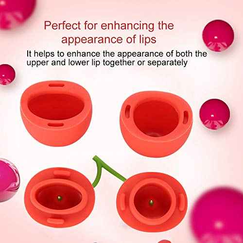 Lip Enhancer - Lip Plumper Device for Women & Girls, Beauty Tool with Cherry Shape Design, for Lip Training & Plumping, Portable Lip Care Device